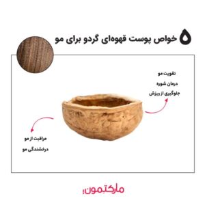 5 خواص پوست قهوه ای گردو برای مو