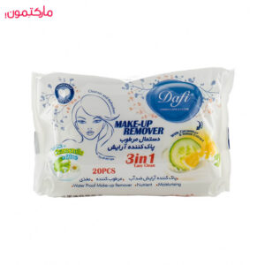 دستمال مرطوب پاک کننده آرایش دافی 1 در 3
