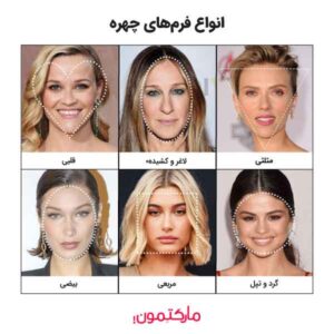 مدل مو زنانه متناسب با فرم چهره در سال 2025
