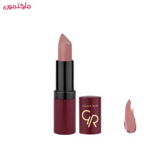 رژ لب جامد گلدن رز مدل Velvet Matte