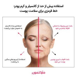 استفاده بیش از حد از کانسیلر و کرم پودر؛ خط قرمزی برای سلامت پوست