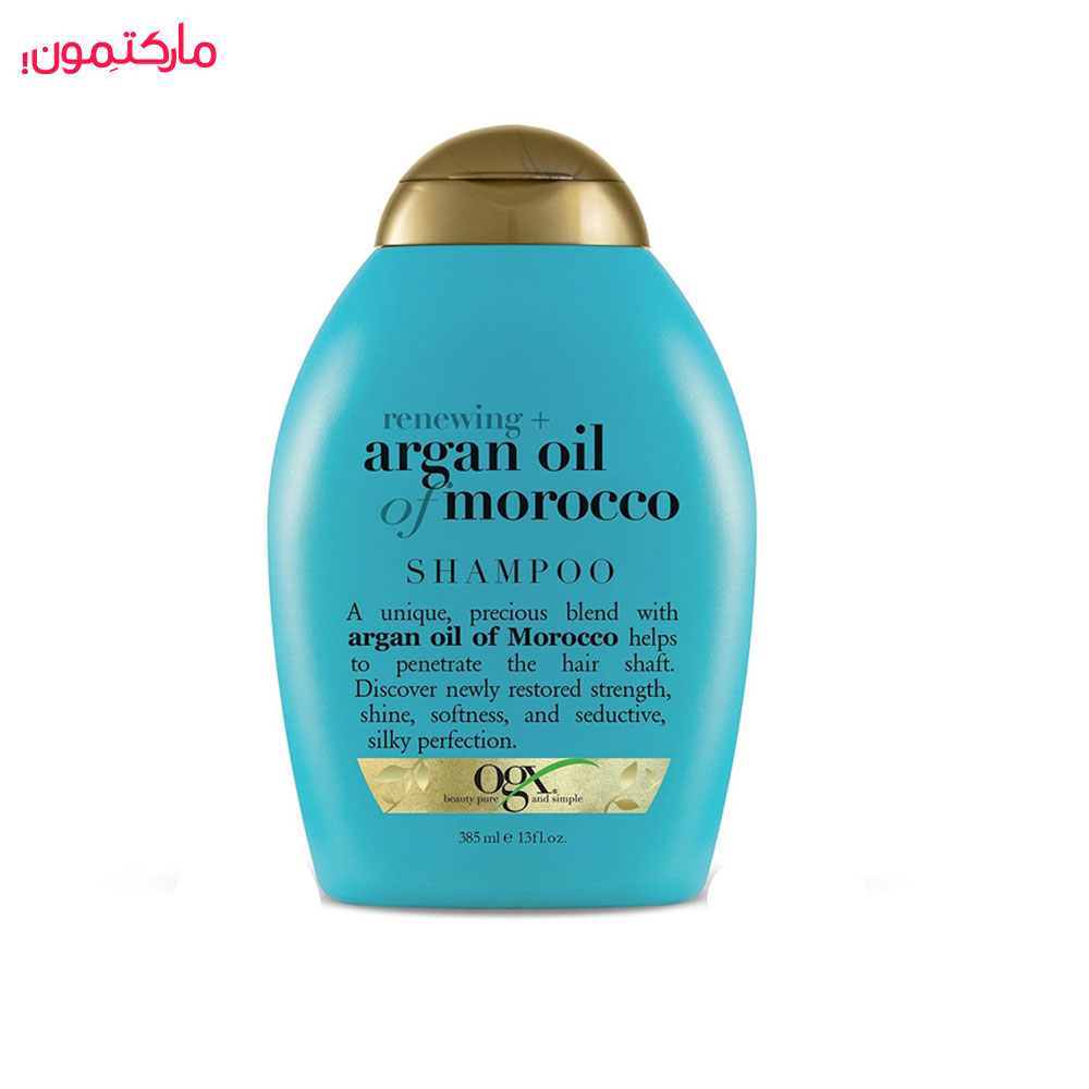 شامپو مو اوجی ایکس مدل  مراکشی Argan Oil Of Morocco حجم 385 میلی لیتر