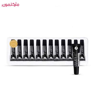 چسب مژه یک گرمی تیوپی مشکی 12 عددی امپل (Ample)