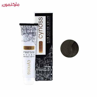 رنگ مو سینوس شماره 6.8 رنگ بلوند زیتونی تیره 120 میل