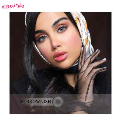 لنز چشم فصلی کانفست Confest رنگ Brownish شماره No. 20
