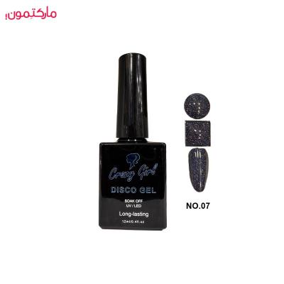 دیسکو ژل کریزی گرل  crazy girl شماره 07 حجم 12 میلی‌لیتر