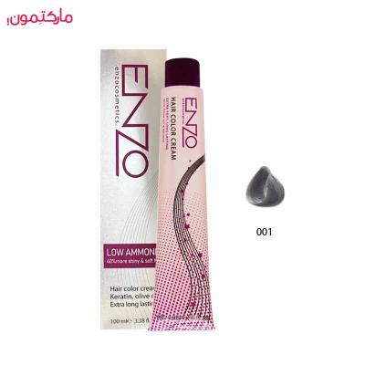واریاسیون انزو شماره 001 رنگ نقره ای ضد زردی 100 میلی لیتر