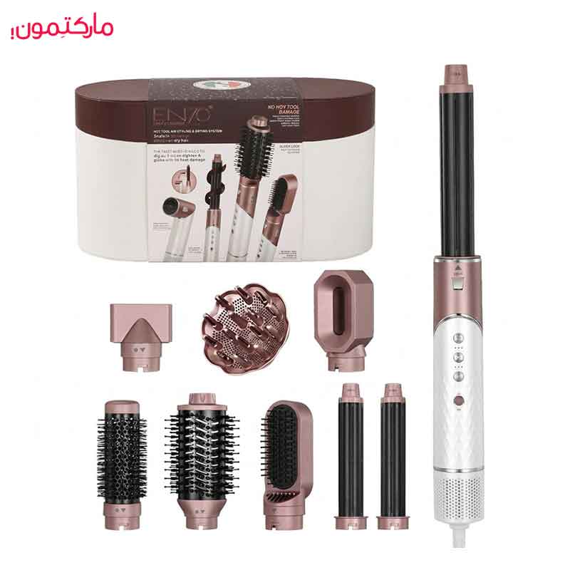 سشوار انزو مدل EN-755 pro اصلی و اورجینال رنگ شکلاتی