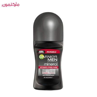 رول ضد تعریق مردانه گارنیر مینرال مدل Anti-marks/stains/fading حجم 50 میل