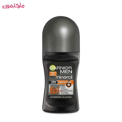 رول ضد تعریق مردانه گارنیر مدل protection 6 با محافظت 72 ساعته حجم 50 میل