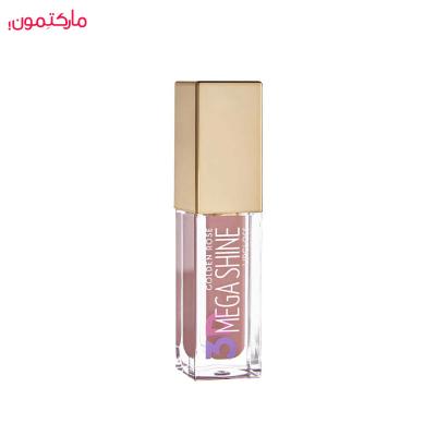رژ لب مایع براق مگا شاین 3D MEGA SHINE گلدن رز شماره 102