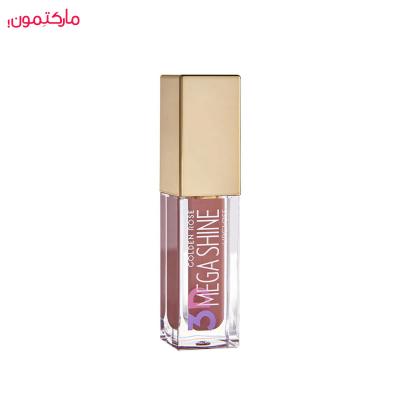 رژ لب مایع براق مگا شاین 3D MEGA SHINE گلدن رز شماره 104