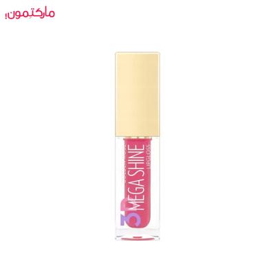 رژ لب مایع براق مگا شاین 3D MEGA SHINE گلدن رز شماره 110