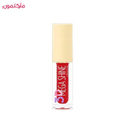 رژ لب مایع براق مگا شاین 3D MEGA SHINE گلدن رز شماره 113