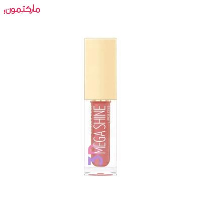 رژ لب مایع براق مگا شاین 3D MEGA SHINE گلدن رز شماره 115