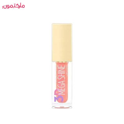 رژ لب مایع براق مگا شاین 3D MEGA SHINE گلدن رز شماره 116