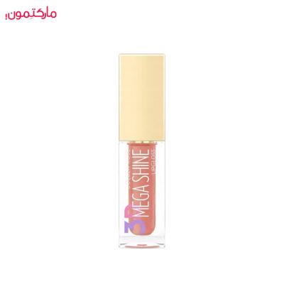 رژ لب مایع براق مگا شاین 3D MEGA SHINE گلدن رز شماره 117