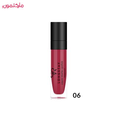 رژ لب مایع گلدن رز مات شماره 06