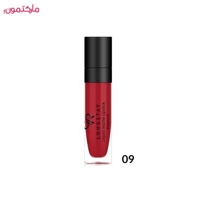 رژ لب مایع گلدن رز مات شماره 09