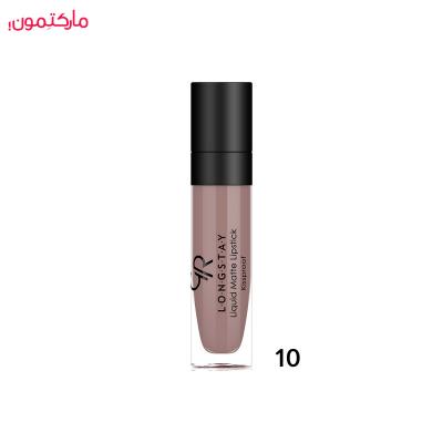 رژ لب مایع گلدن رز مات شماره 10