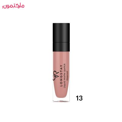رژ لب مایع گلدن رز مات شماره 13
