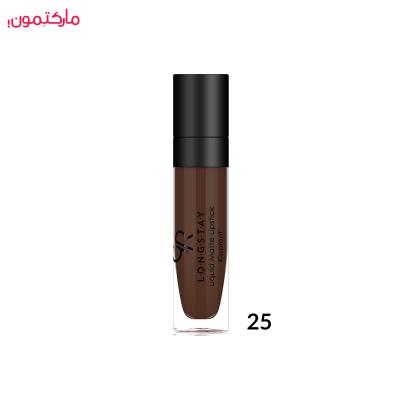 رژ لب مایع گلدن رز مات شماره 25