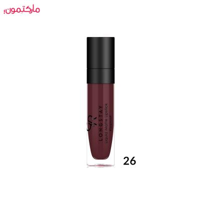 رژ لب مایع گلدن رز مات شماره 26