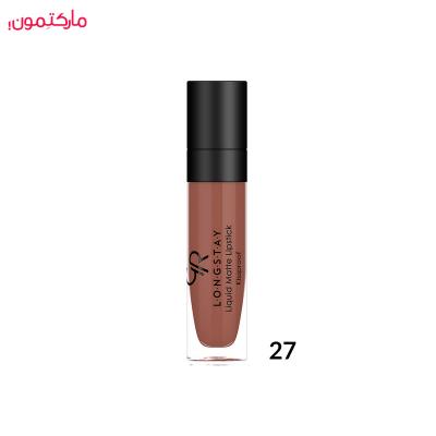 رژ لب مایع گلدن رز مات شماره 27