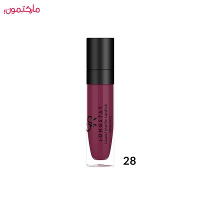 رژ لب مایع گلدن رز مات شماره 28