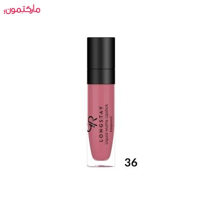 رژ لب مایع گلدن رز مات شماره 36