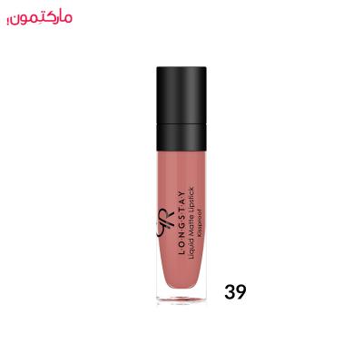 رژ لب مایع گلدن رز مات شماره 39