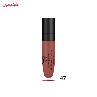 رژ لب مایع گلدن رز مات شماره 47