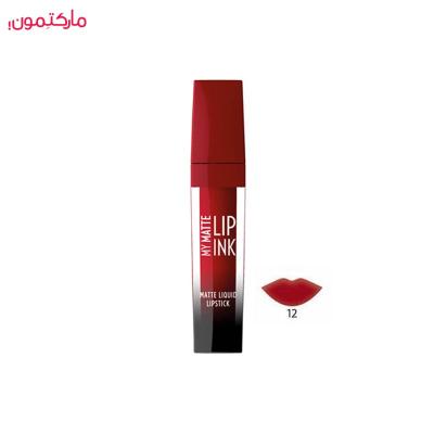 رژ لب مایع مات لیپینگ گلدن رز Golden Rose Liping Matte liquid lipstick شماره 12