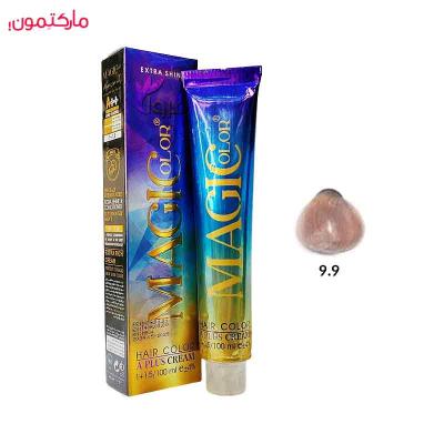 رنگ مو کم آمونیاک مجیکالر شماره 9.9 رنگ بلوند مرواریدی خیلی روشن 100 میل