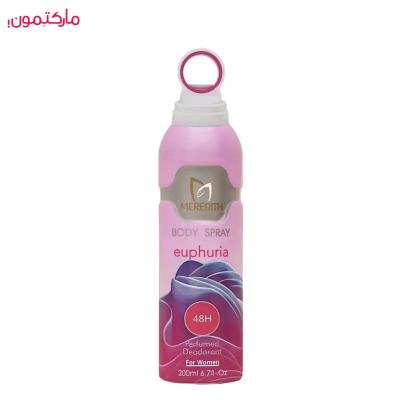 اسپری بدن زنانه مریدت Meredith مدل ایفوریا حجم 200 میلی لیتر
