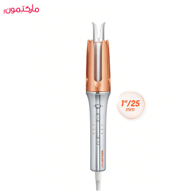 دستگاه فر کننده مو کرلی شیگلم رنگ ( نارنجی) سایز 25